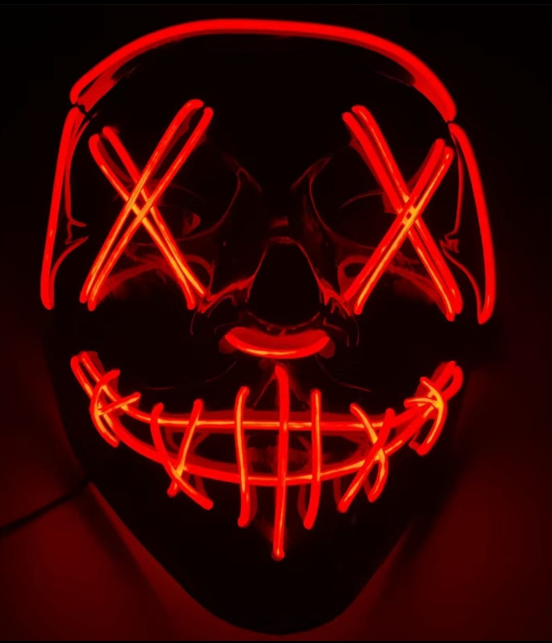 LED Halloween Maske – Der Purge-Style für deinen Auftritt im Dunkeln!
