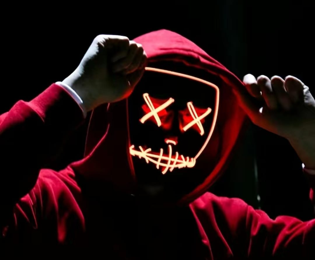 LED Halloween Maske – Der Purge-Style für deinen Auftritt im Dunkeln!