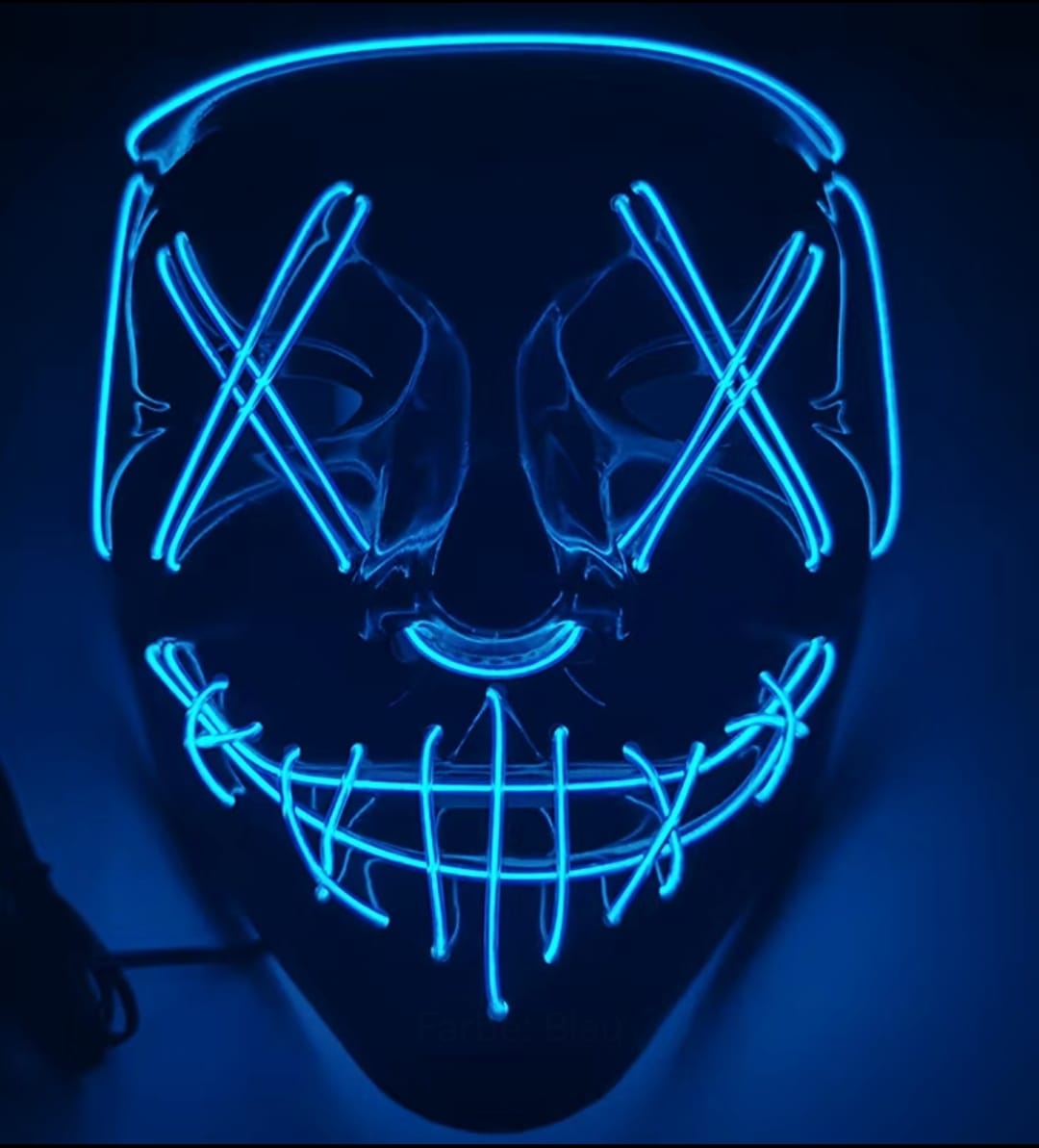 LED Halloween Maske – Der Purge-Style für deinen Auftritt im Dunkeln!