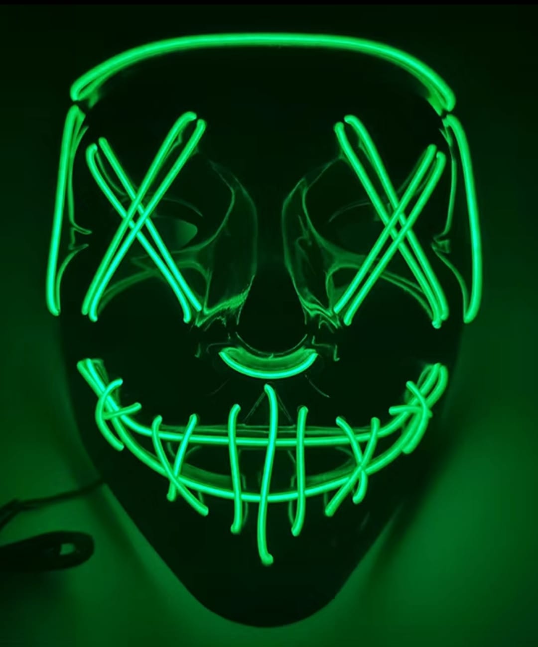 LED Halloween Maske – Der Purge-Style für deinen Auftritt im Dunkeln!