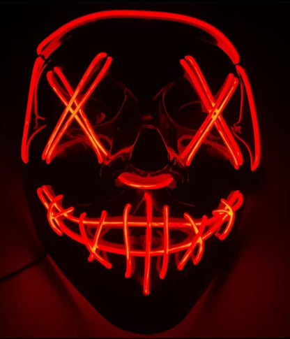 LED Halloween Maske – Der Purge-Style für deinen Auftritt im Dunkeln!