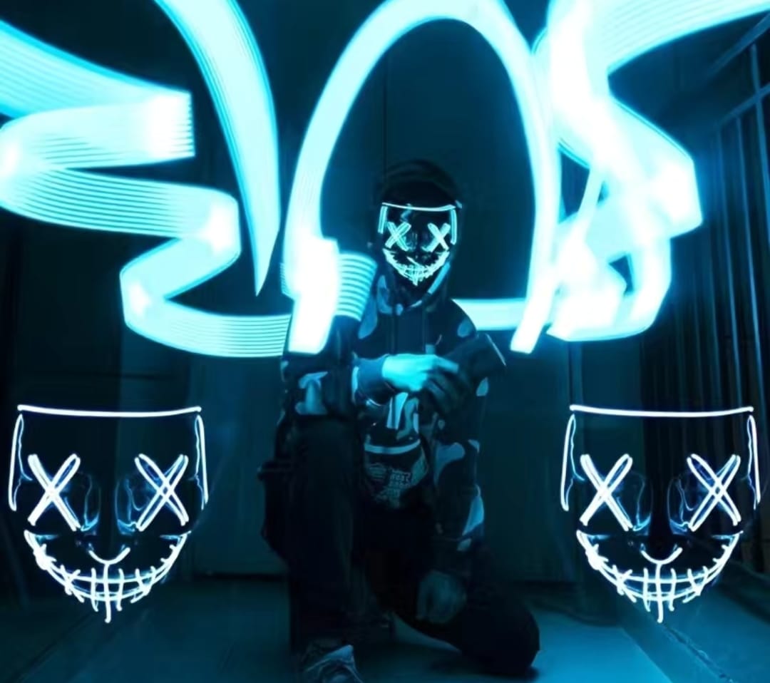 LED Halloween Maske – Der Purge-Style für deinen Auftritt im Dunkeln!