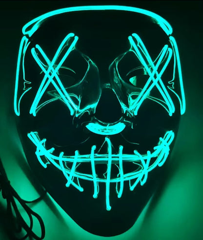 LED Halloween Maske – Der Purge-Style für deinen Auftritt im Dunkeln!